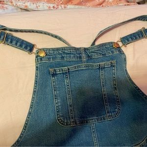 Denim overalls